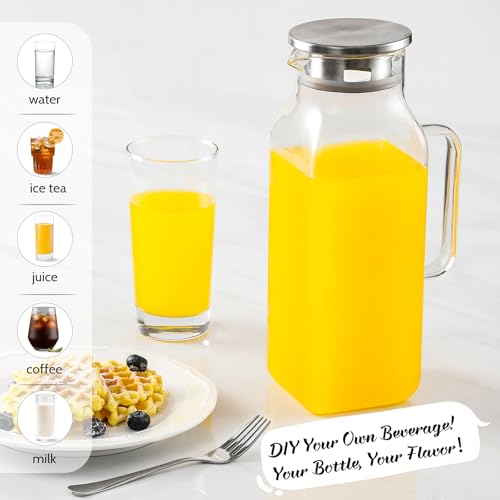 2 Quart 2 Liter 68 oz (Clear / 67.6 Ounces)