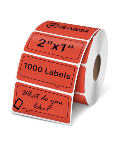 2x1 Inch Thermal Labels