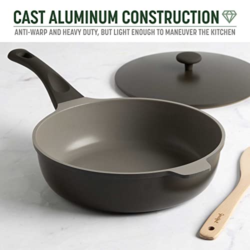 All-in-One Pan, Multilayer Nonstick Cookware Set, High-Performance Construction, Multipurpose Design Replaces Multiple Pots and Pans, Dishwasher Safe, 11-Inch, 4.4-Quart Capacity, Graphite (Graphite / 11-Inch / All-In-One Pan)