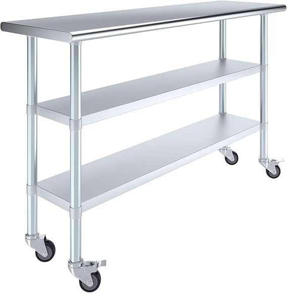60x18 Heavy Duty Work Table (60" Long x 18" Deep)