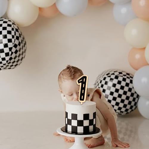 Race Car 1st Birthday Cake Topper
