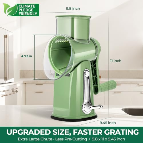 Rotary Cheese Grater (Green)