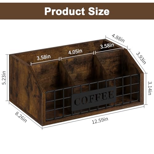 Coffee Station Organizer for Countertop