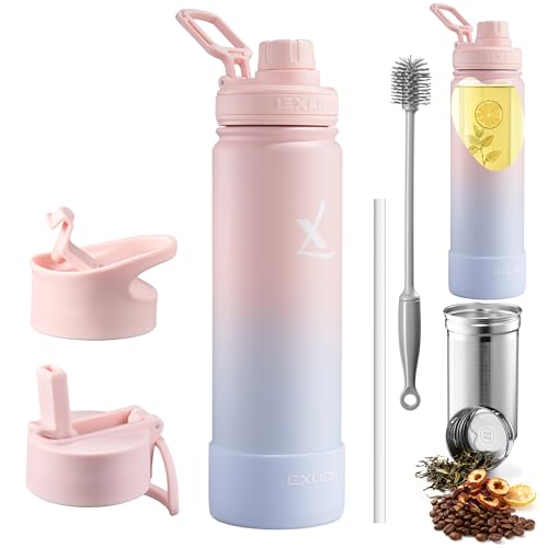 Tea Infuser Water Bottle 22 Oz (Pinky / 22 Ounces)