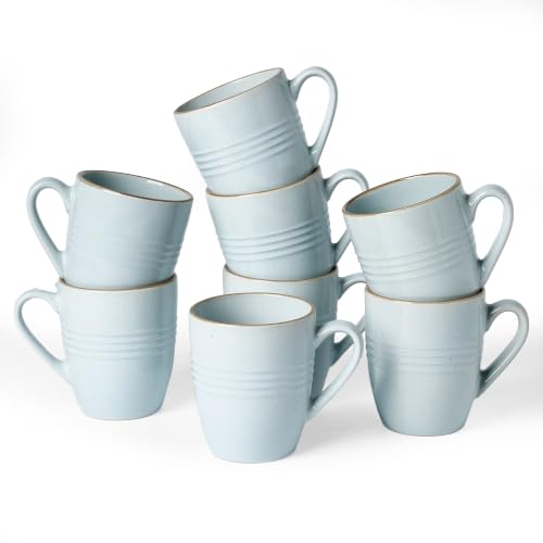 Jupiter Coffee Mugs Set of 8 (8pcs / Jupiter-Light Blue)