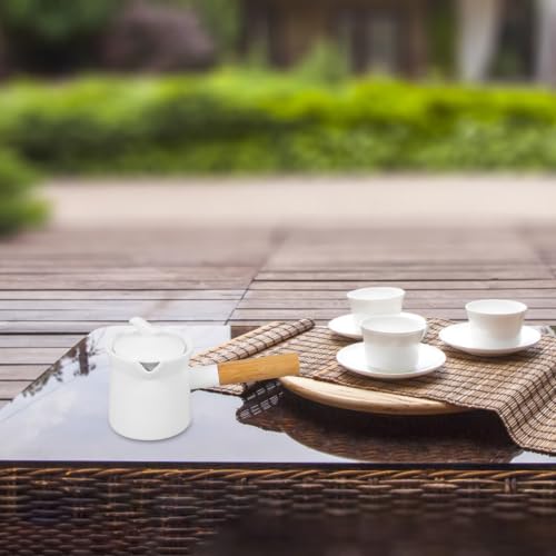 Enamel Milk Pot 350ml Mini Butter Warmer Non