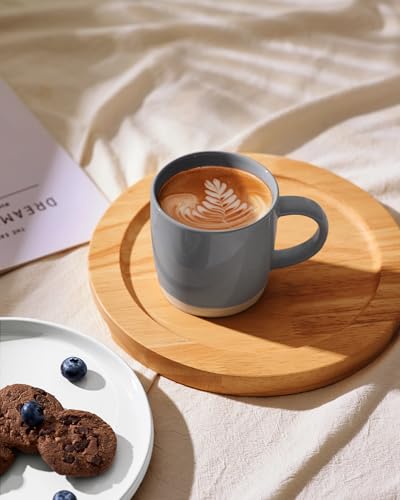 Milkyway Coffee Mugs of 4 (Milkyway-Dark Gray / 4 Count (Pack of 1))