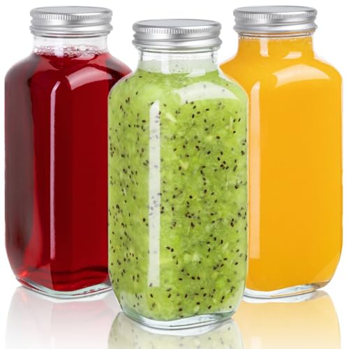 Juice Bottles with Lids