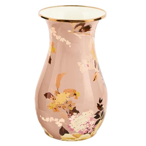 Enamel Tall Vase (Mauve Wild Rose)