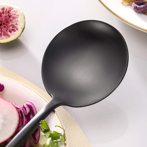 Black Salad Serving Utensils (Black)