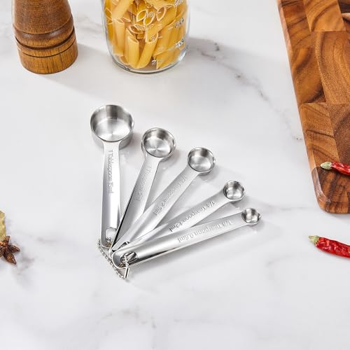 Premium 18 10 Measuring Set (Silver / Measuring Cups & Spoons)
