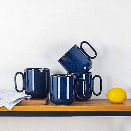 Ceramic Coffee Mug Set (Starry Blue)