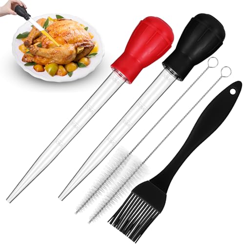 5 Pcs Large Turkey Baster Set for Cooking (5 Count)