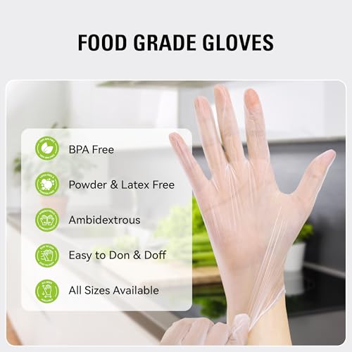 Disposable Vinyl Gloves (Small)