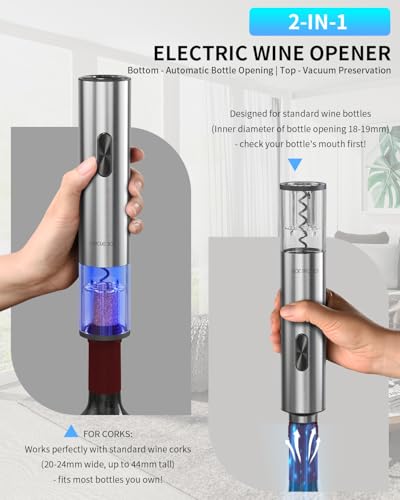 Electric Wine Opener 7 (Silver / Prestige Set)