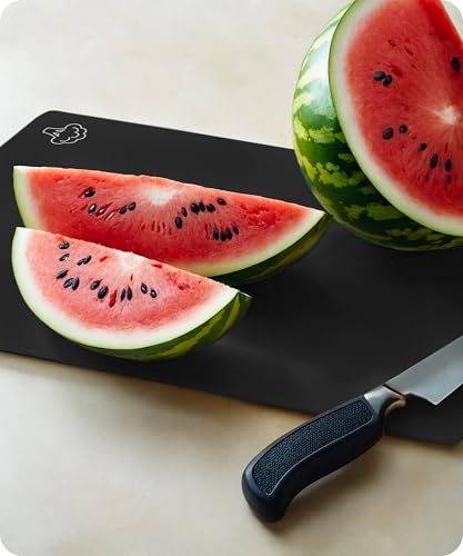 Cutting Board Alternative for Kitchen (Charcoal Black / 15"L x 12"W)