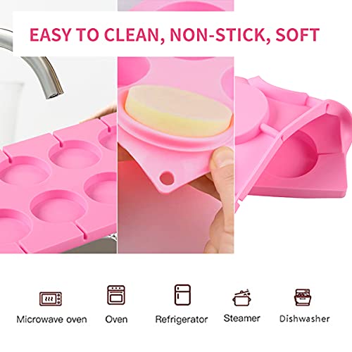 8 Capacity Large Silicone Lollipop Molds (Large Round)