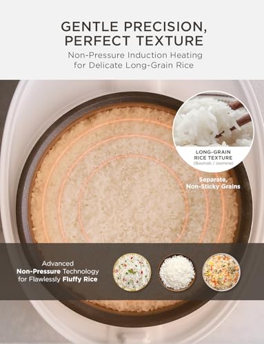 Induction Heating Rice Cooker (White)