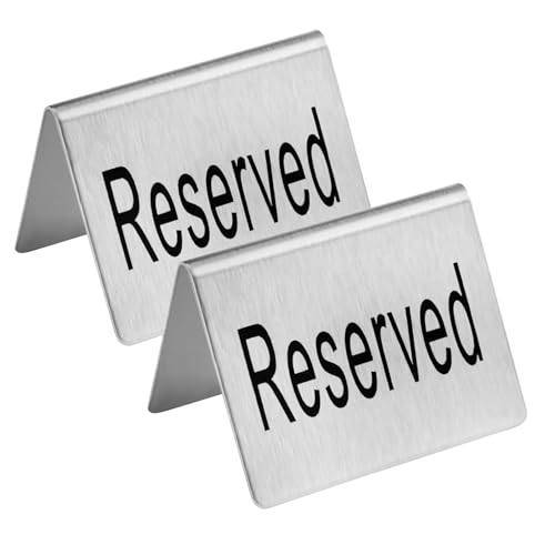 Stainless Steel Table Tent Sign