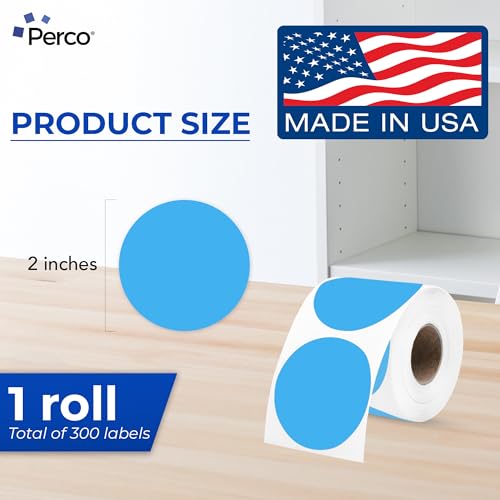 Dark Blue Thermal Labels (Dark Blue / 300 Stickers)