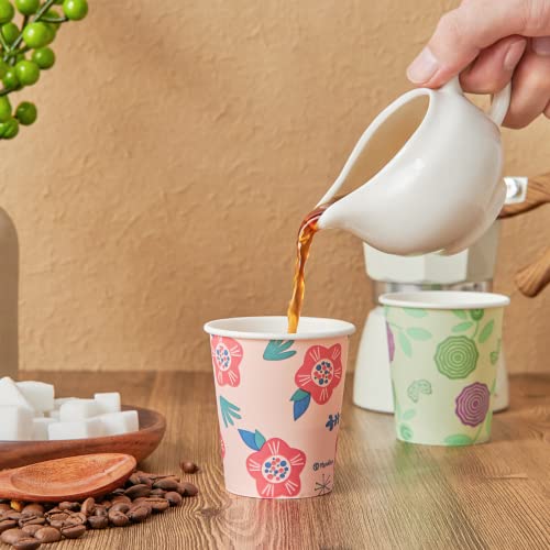 5 oz Paper Cups (5OZ - Pink Green)