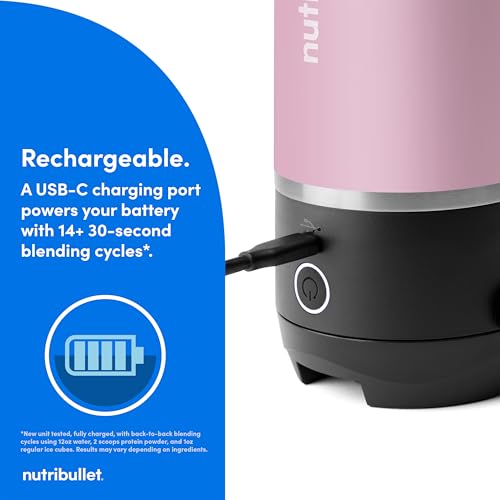 Flip Portable Blender with Insulated Cup (20 oz / Lavender)