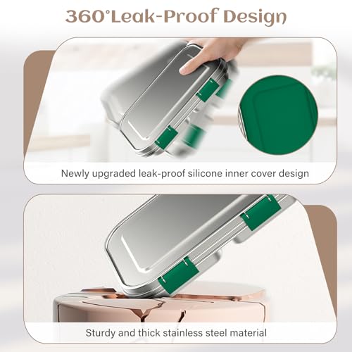 Stainless Steel Bento Box Kids (Green)