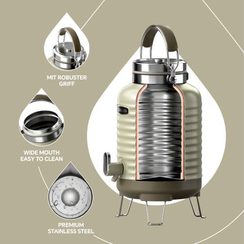 Insulated Beverage Dispenser 1.4gal (Grey for Camping / 1,4gal)