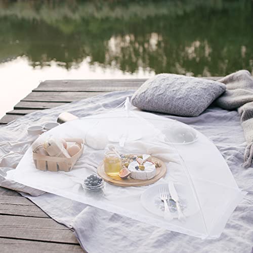 5 Pack Food Tents Food Covers for Outdoors Mesh Screen Include 1 Extra Large