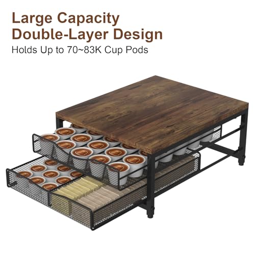 Coffee Pod Holder For Counter (2 tier)