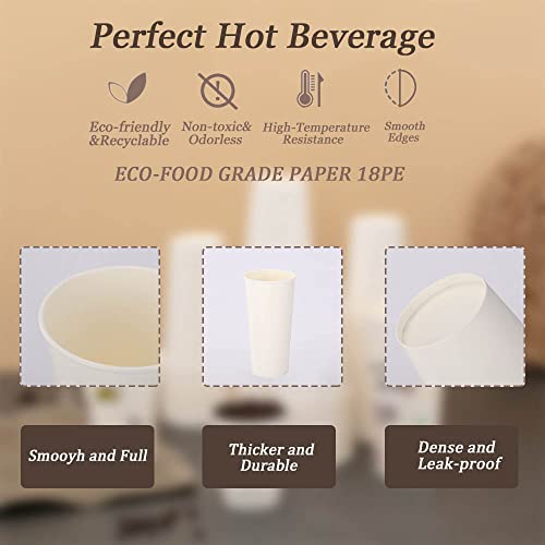 1000 Pack Paper Cups 8 oz (8oz-1000Pack)
