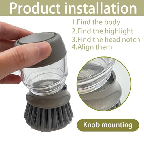 Palm Brush Refills (Green&gray)