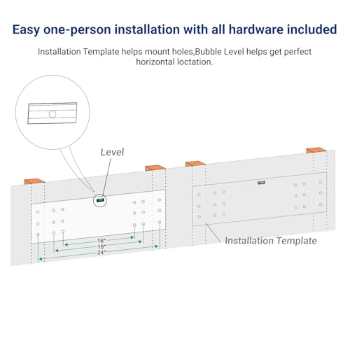1 Pack 2x6ft Garage Shelving Wall (1 pack-2x6 ft / Black)