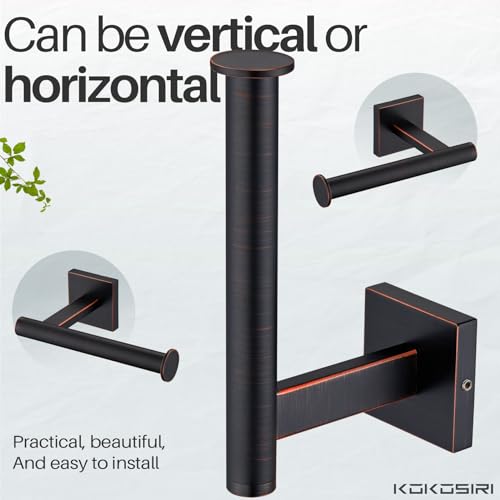 Toilet Paper Holder Oil Rubbed Bronze Toilet Roll Holder Hold Mega Rolls Kitchen Bathroom Tissue Paper Dispenser Stainless Steel