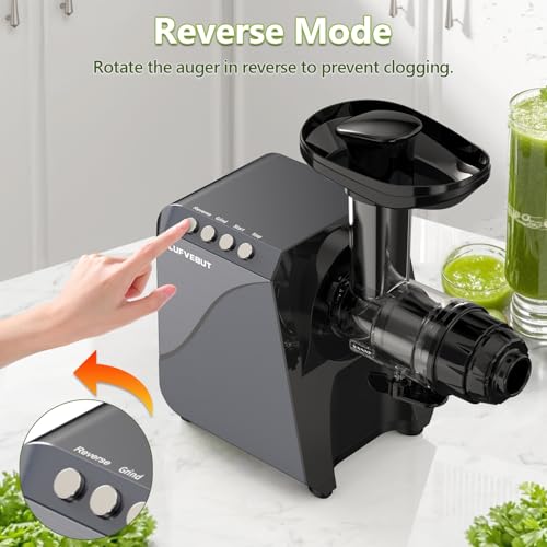 Cold Press Slow Juicer with Electric Coffee Grinder for Ginger