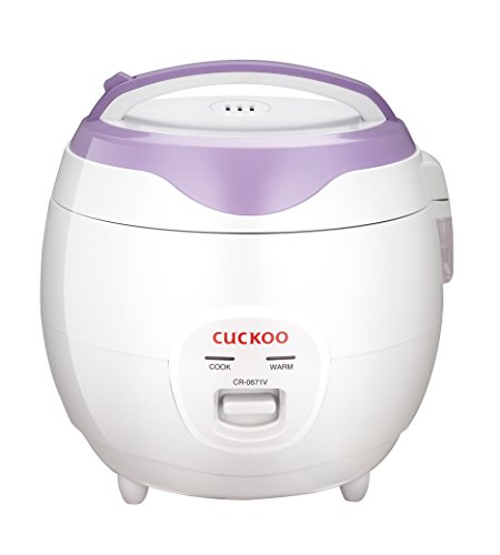 Electric Heating Rice Cooker CR (3 Liters / 3.2 Quarts / Violet/White)