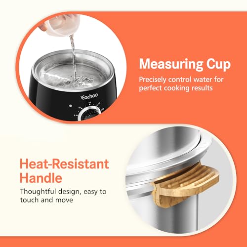 Hard Boiled Egg Cooker (Black / 2-Tier)