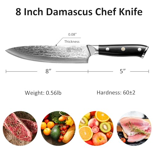 Chef Knife 8 Inch (Black)