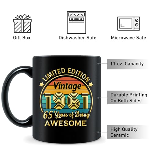 65th Birthday Gifts for Women Men (65-1961)