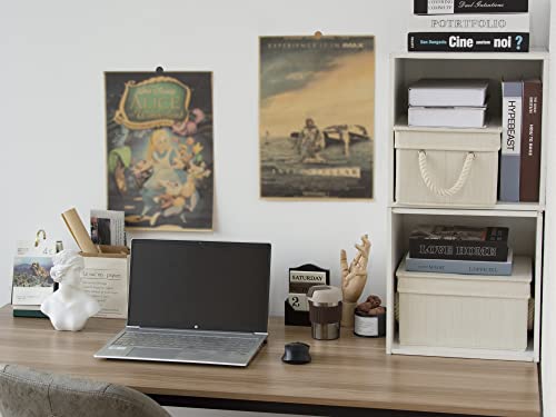 Storage Bins with Lids (Slub White / Small)