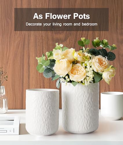 Set of 2 Utensil Holder (White)