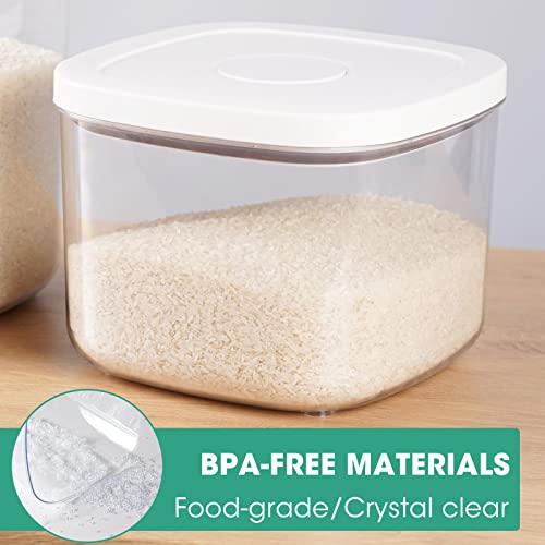 Airtight Rice Container 10 Lbs (5.28Qt-Square)