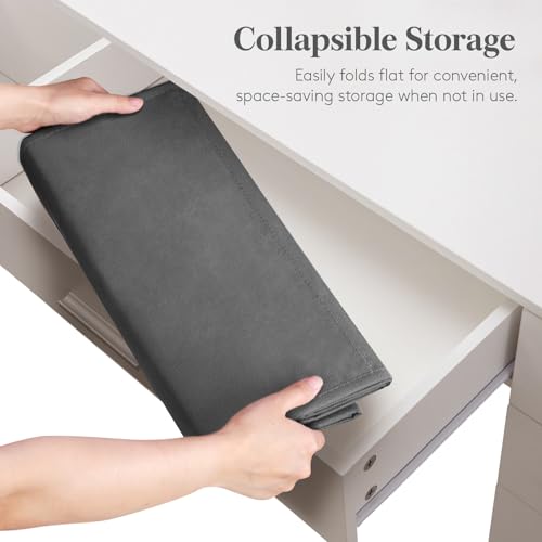 1 Pack Over the Door Organizer 10 Section Hanging Storage Dark Gray (Gray / 10 section)
