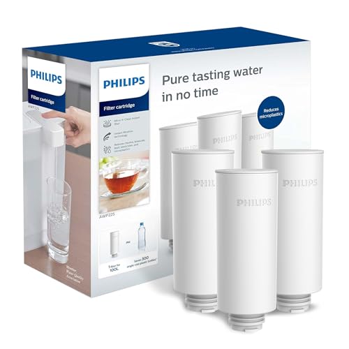 GoZero AWP231 Replacement Filter Cartridges for PHILIPS Instant Water Filter Pitcher AWP2980 with Mirco (3 Filters)