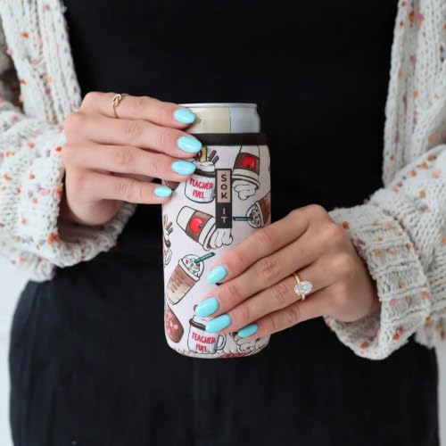CanSok Sleeve for Beer & Soda Insulated Neoprene Cover (Teacher's Favorite / 12oz Can Sleeve)