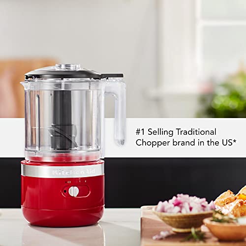 Cordless 5 Cup Food Chopper (5 Cup Cordless Chopper / Empire Red)