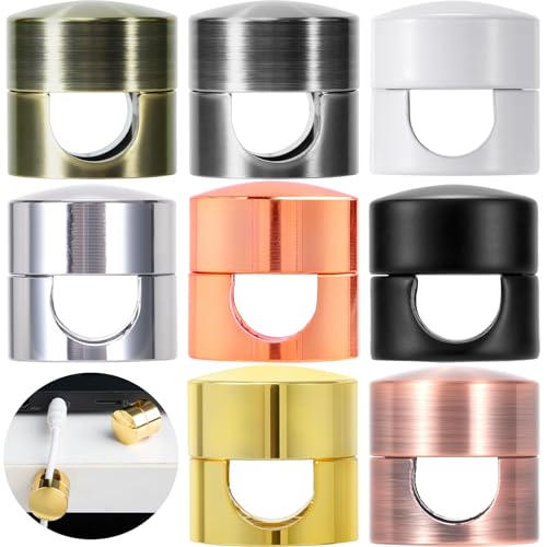 8 Sets Charger Holders for Cords (8 Sets / 8 colors)