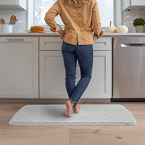 Elite Premier Anti (48"L x 20"W x 0.8"Th / Trellis Light Grey)