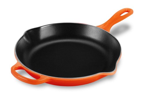 Enameled Cast Iron Signature Round Skillet (10.25" / Flame)