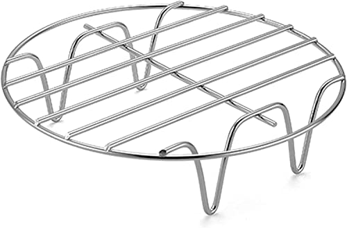 5.9" Round Cooking Rack Versatile Stainless Steel Grid Grill Steamer Rack